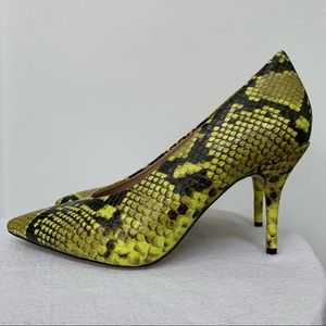 Aldo Kedaleclya Green Snake Pump